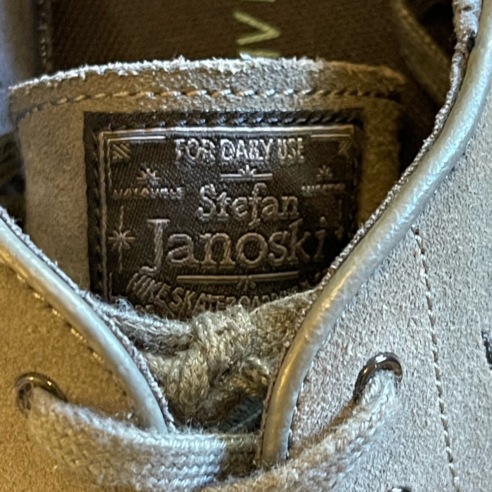 Nike Lunar Stefan Janoski Green Suede - Picture 4 of 6